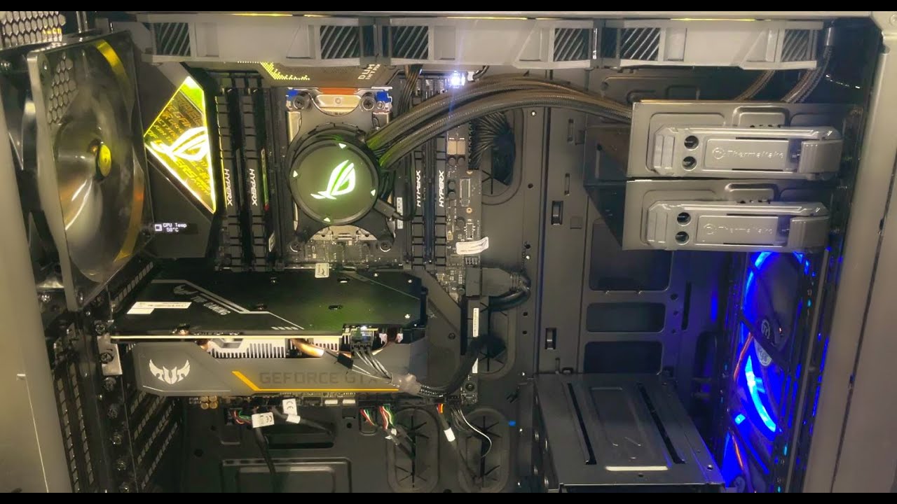 Собран! AMD Ryzen Threadripper 3990X работает!