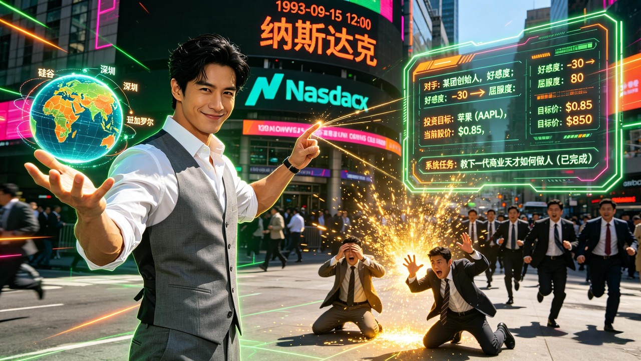 【完結爽劇】重生1993年教商業天才賺錢！入股雙馬、控股蘋果、扶持光刻機&mdash;&mdash;財富榜全是我徒弟💼🔥
