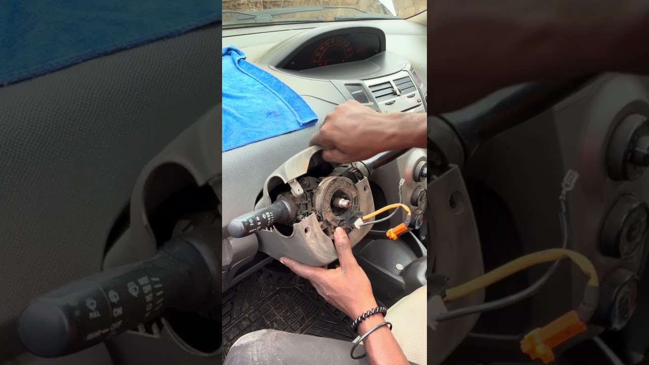 How to replace Toyota Vitz horn plate #toyota #vitz #horn 