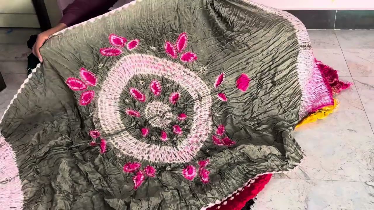 Modal silk sibori dupatta