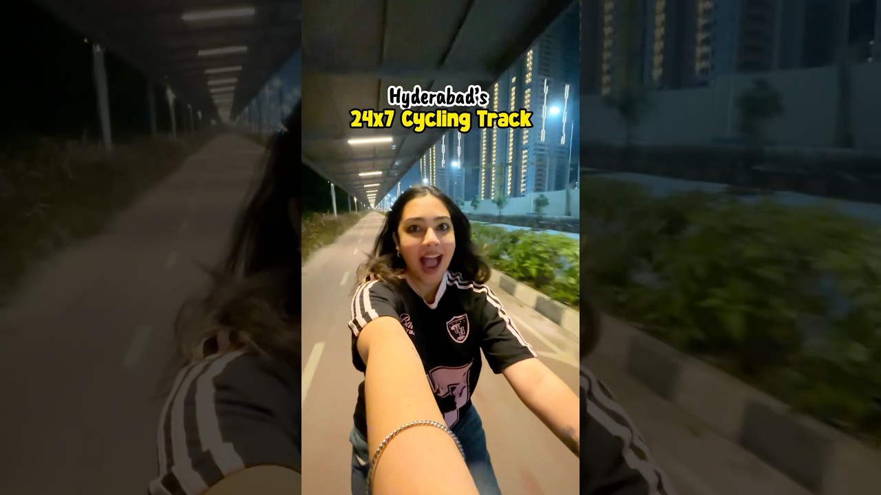 India&rsquo;s largest cycling track in Hyderabad #youtubeindia