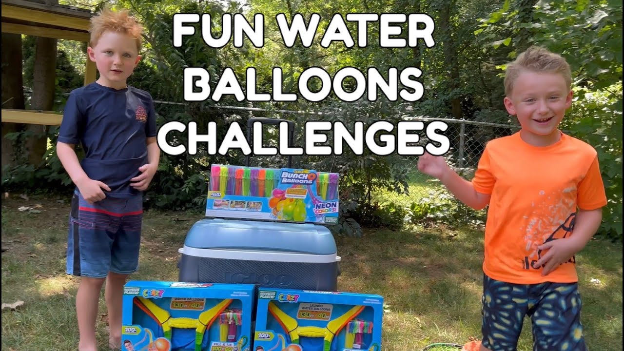 Water Balloon Challenge!!! Bunch O Balloons. Part 1