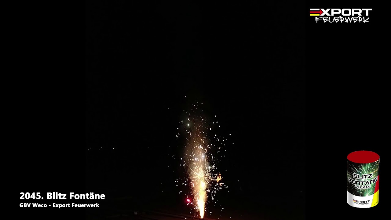 2045 - Blitzfont&auml;ne - ExportFeuerwerk.nl