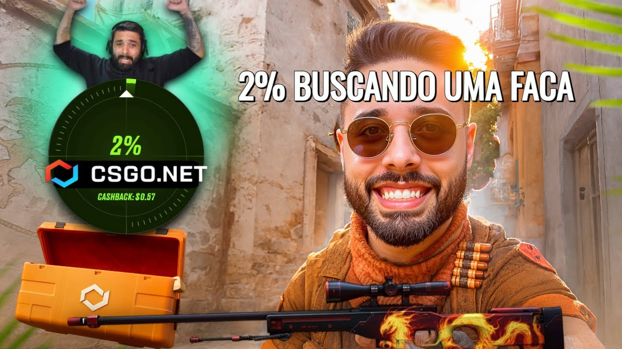 TESTEI 2% no aprimoramento do CSGONET + ALL IN NA BATALHA DE CAIXAS, abrindo caixas, deu bom?