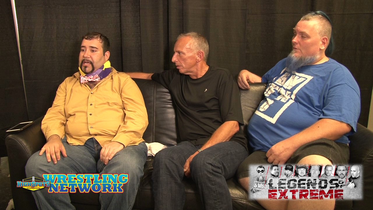Bill Alfonso and the flaming chair on Legends of Extreme