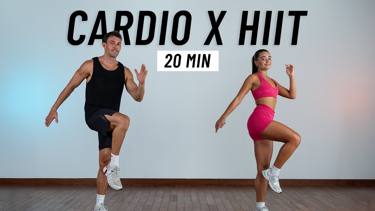 20 MIN CARDIO HIIT WORKOUT - ALL STANDING - Full Body, No Equipment, No Repeats