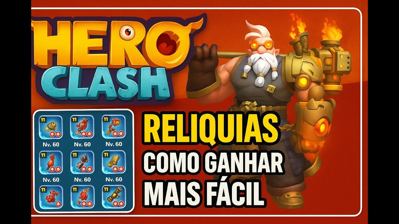 COMO GANHAR RELIQUIAS MAIS FÁCIL GRATIS - HERO CLASH