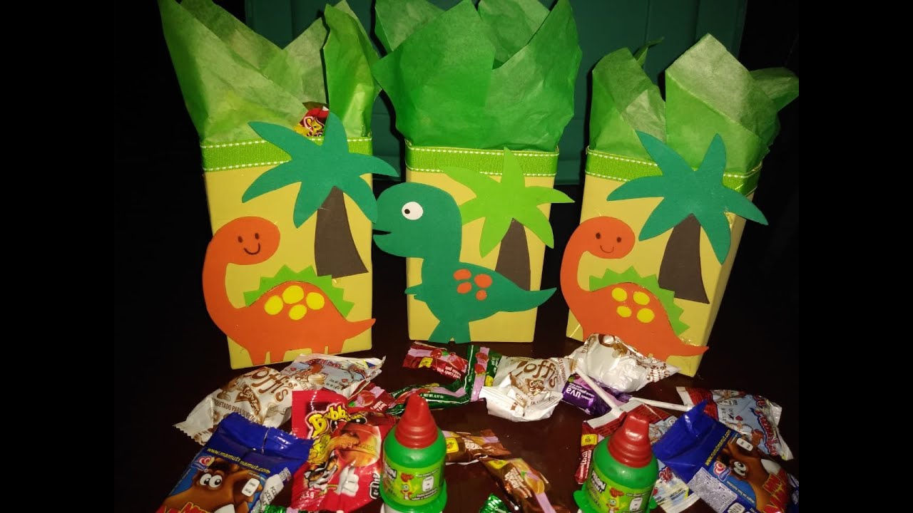 DIY: Dulcero de dinosaurios Hazlo fácil y económico