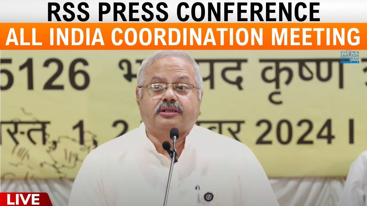 LIVE: RSS Press Conference - All India Coordination Meeting | Palakkad | News9