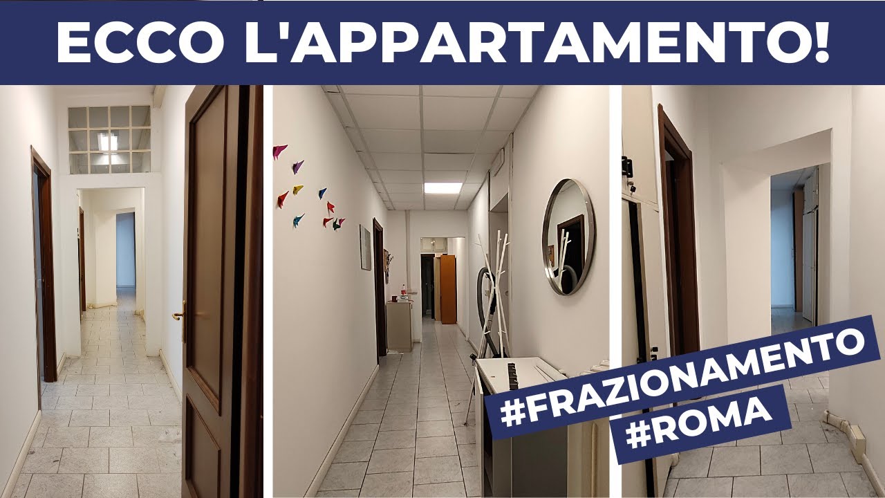 Vi mostro l'appartamento da frazionare!