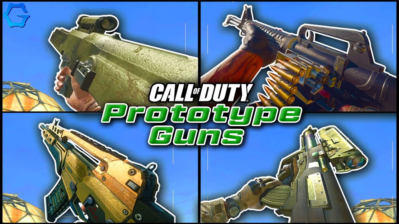 Call of Duty's Prototype & Experimental Guns!