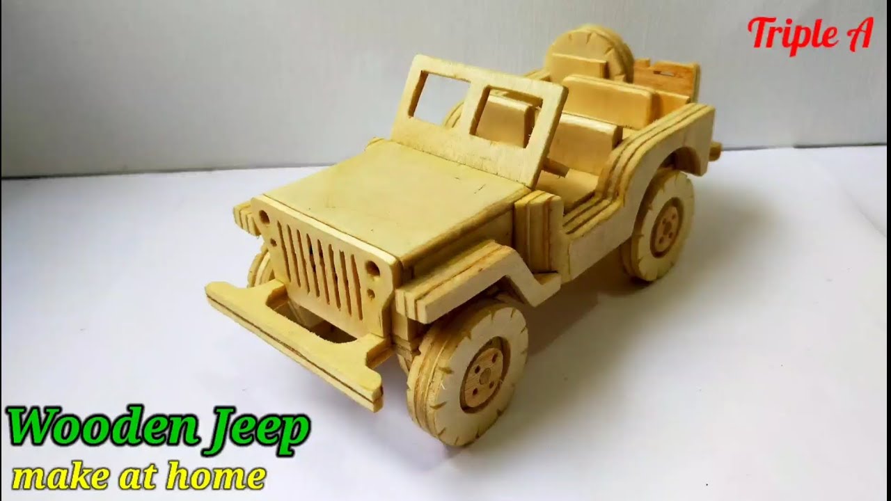 How to make wooden jeep willys