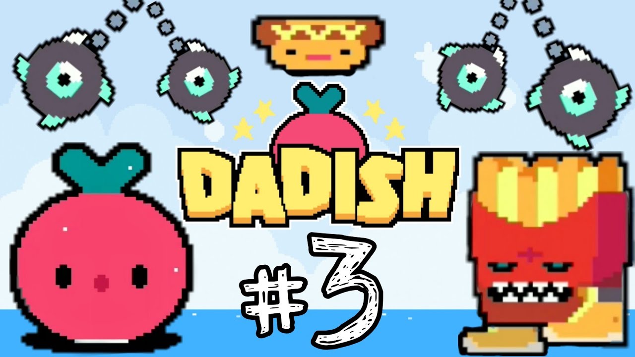 Defeating A Big Bag Of Fries! | Dadish - Part 3