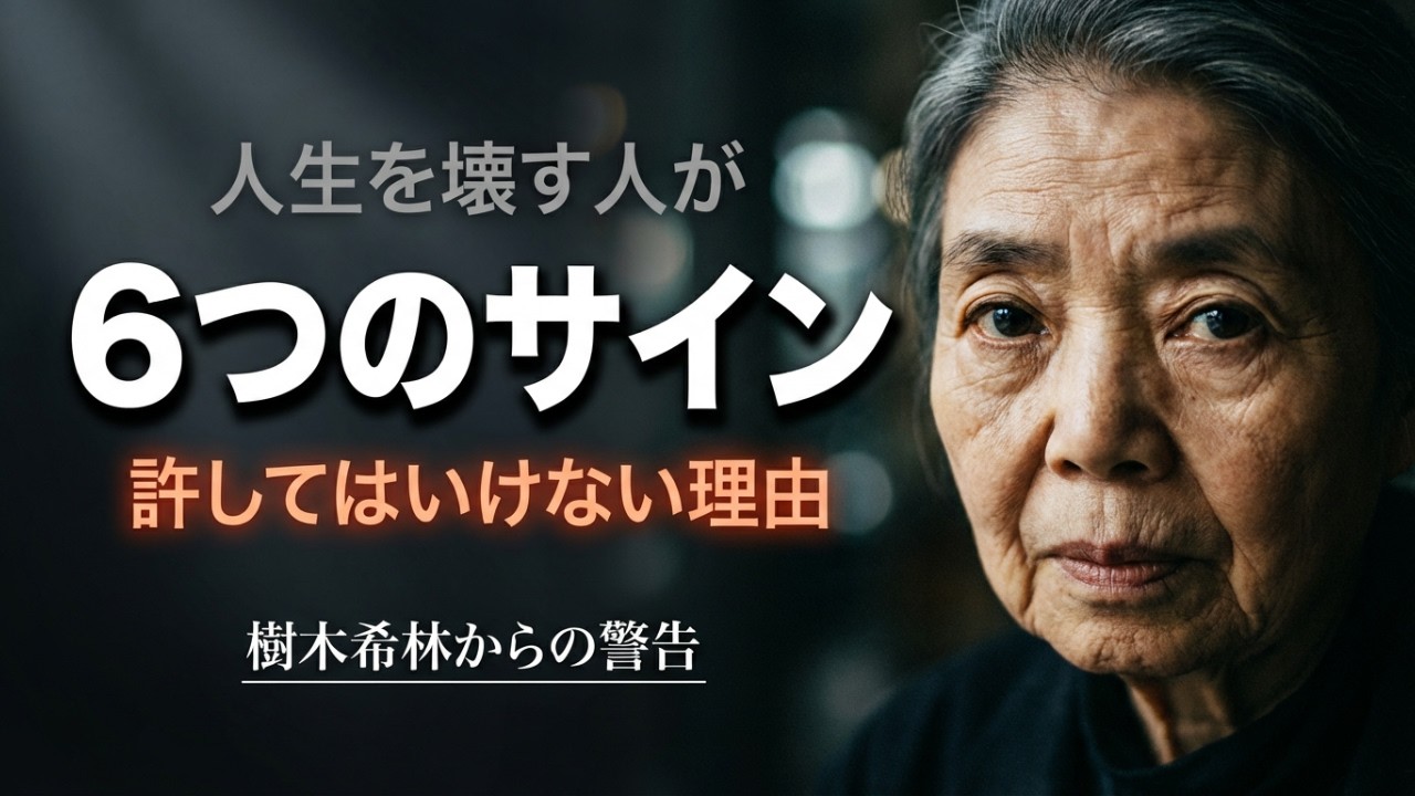 【樹木希林】人生を壊す人が無意識にやっている6つの嫌な態度｜許してはいけない人の特徴
