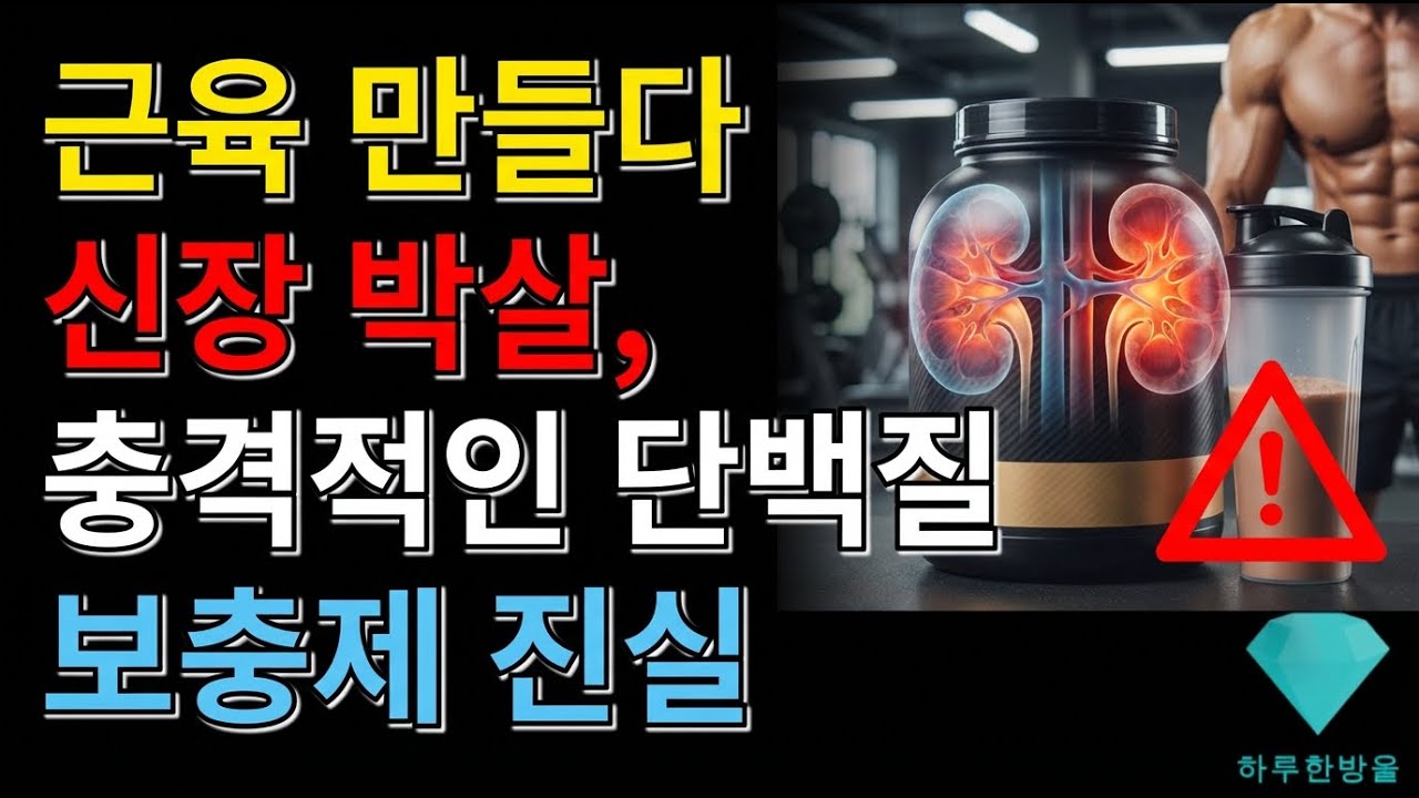 근육 키우려다 신장 망가지는 습관 단백질 보충제의 충격적 진실