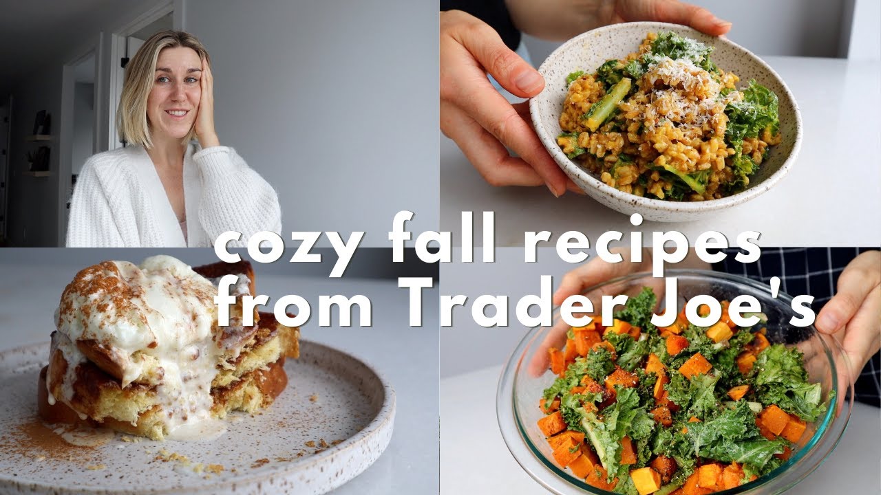 5 дней осенних рецептов от Trader Joe! | Мои любимые закуски, завтраки, гарниры, десерты