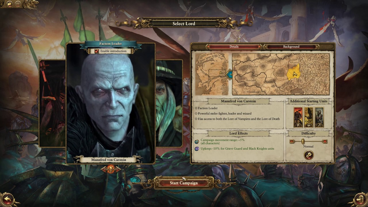 Total War WARHAMMER all factions and lords