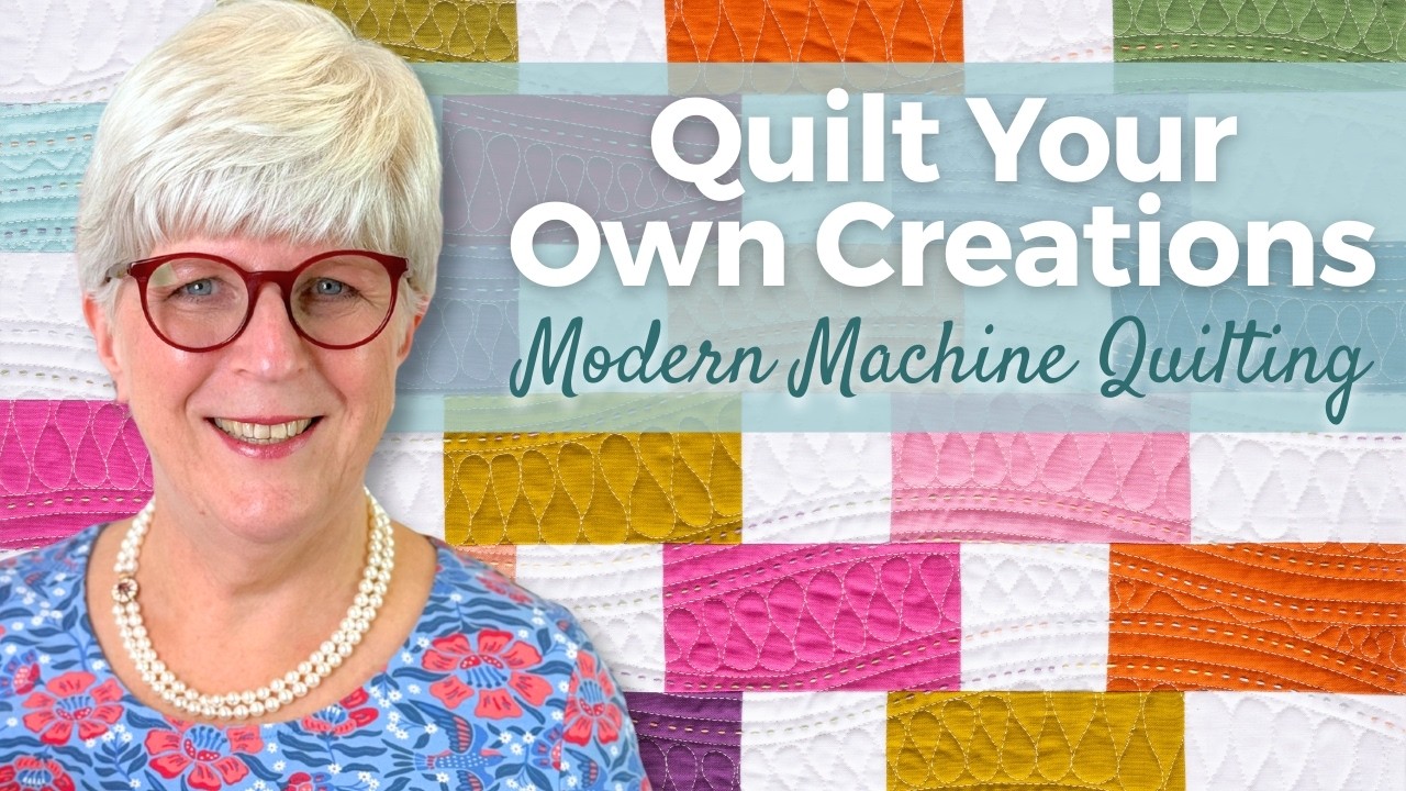 Quilt Your Own Creations With Modern machine Quilting!