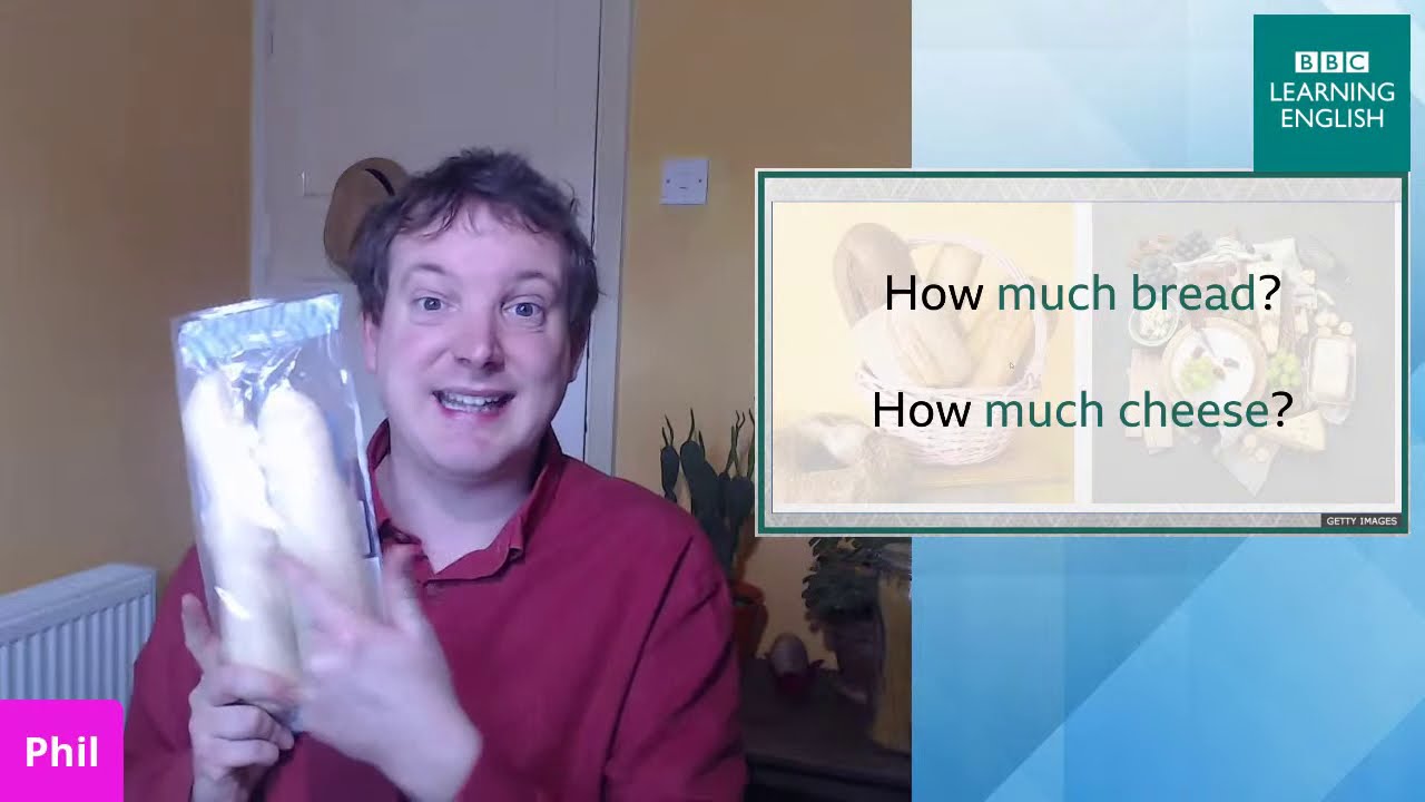 Live English Class: Countable and uncountable nouns for food and drink