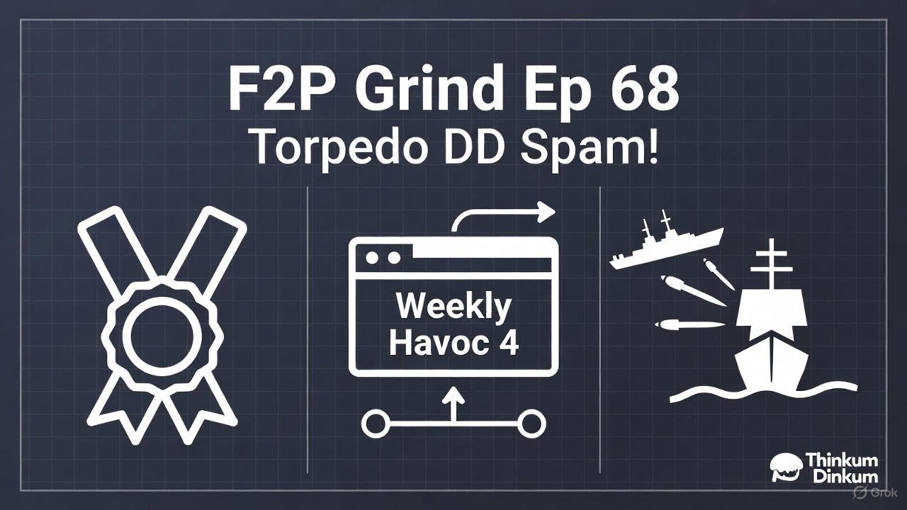 WoWS Legends F2P Grind, эпизод 68: Заваливание торпедными эсминцами для еженедельного Havoc 4! Ag...
