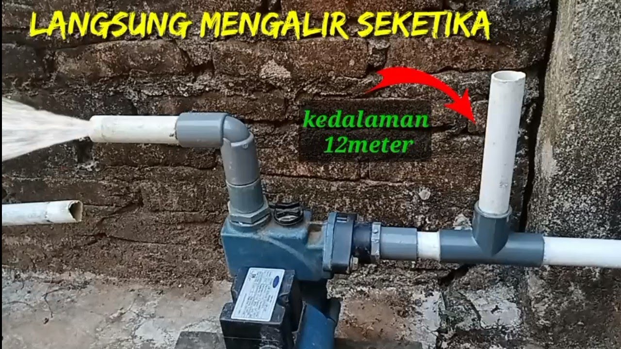 Pompa air lama mengalirnya, Cukup pakai cara ini, Pompa air langsung mengalir seketika