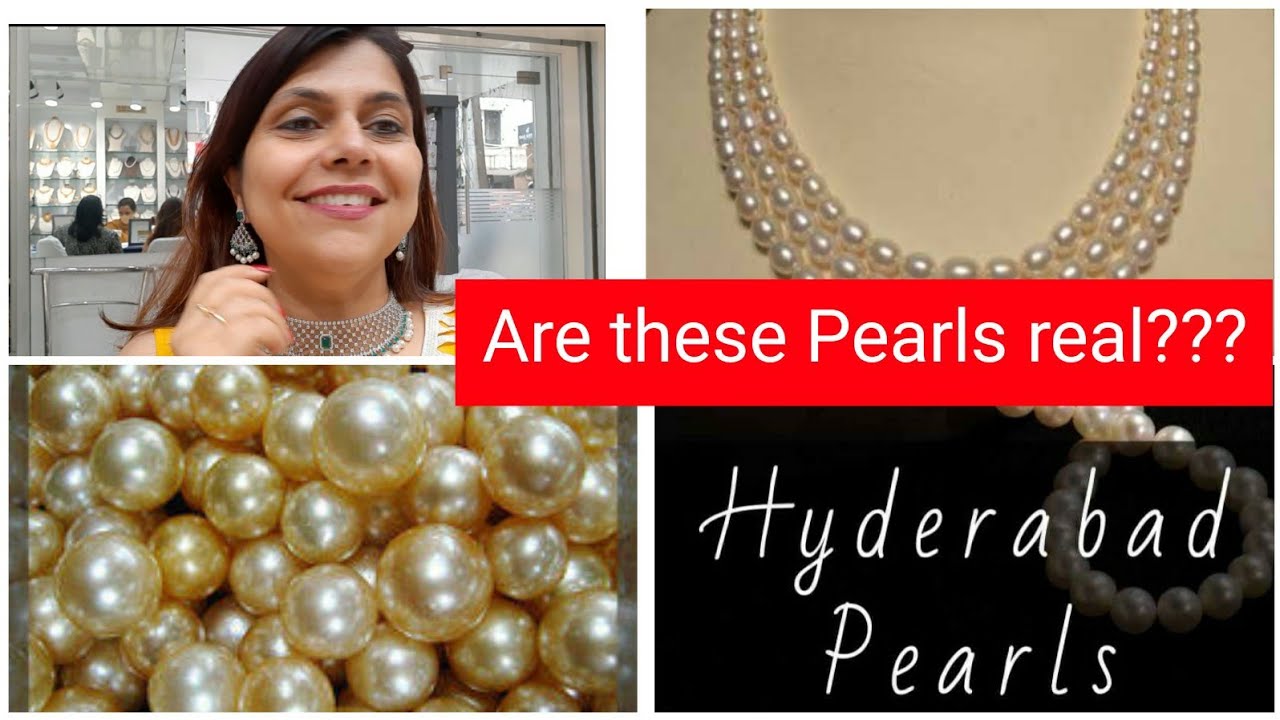 Hyderabad Pearls with price|Pearl Shopping in Hyderabad|How to check real pearls|Pearl designs