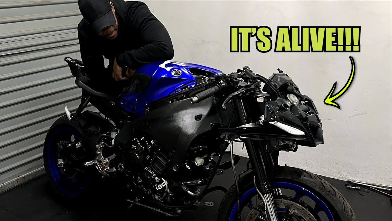 2023 Yamaha R1 Wrecked Bike Rebuild | Part 4