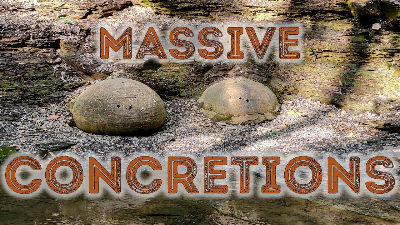 Massive Devonian-Age Concretions in Central Ohio - Some are 2 to 4 Feet Wide!!!