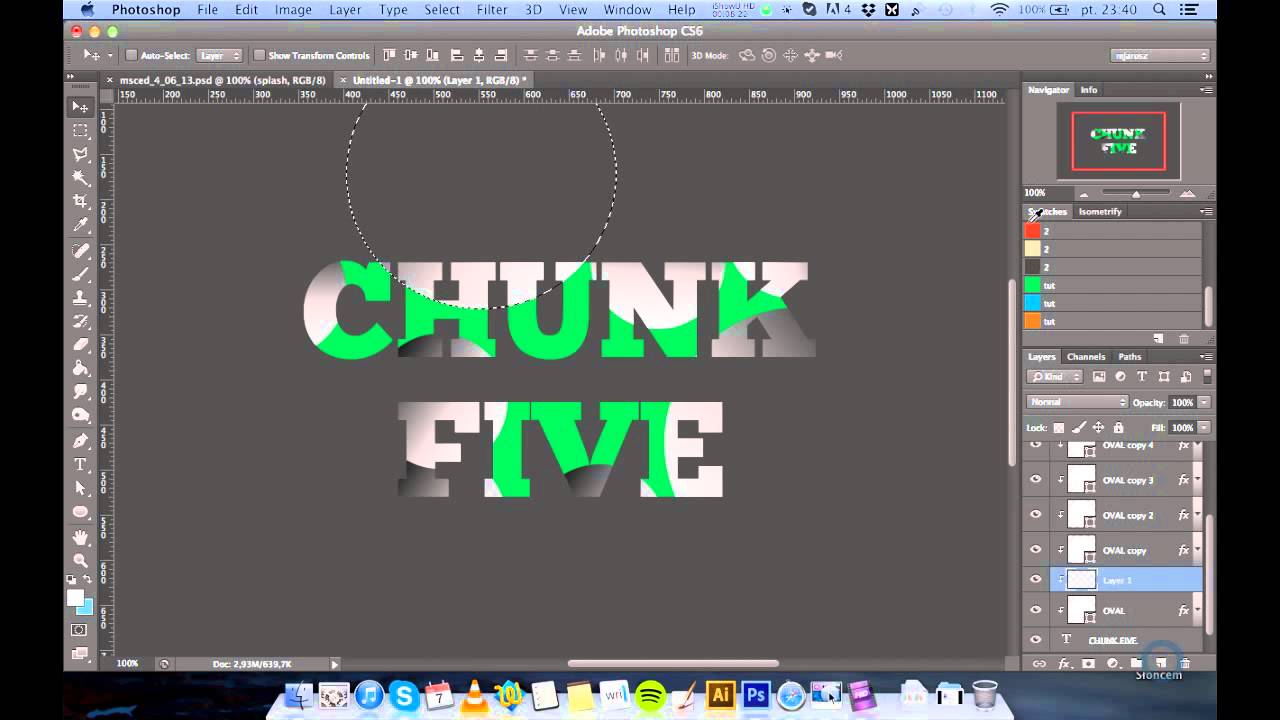Photoshop Tutorial - Typography, Illustration - #1