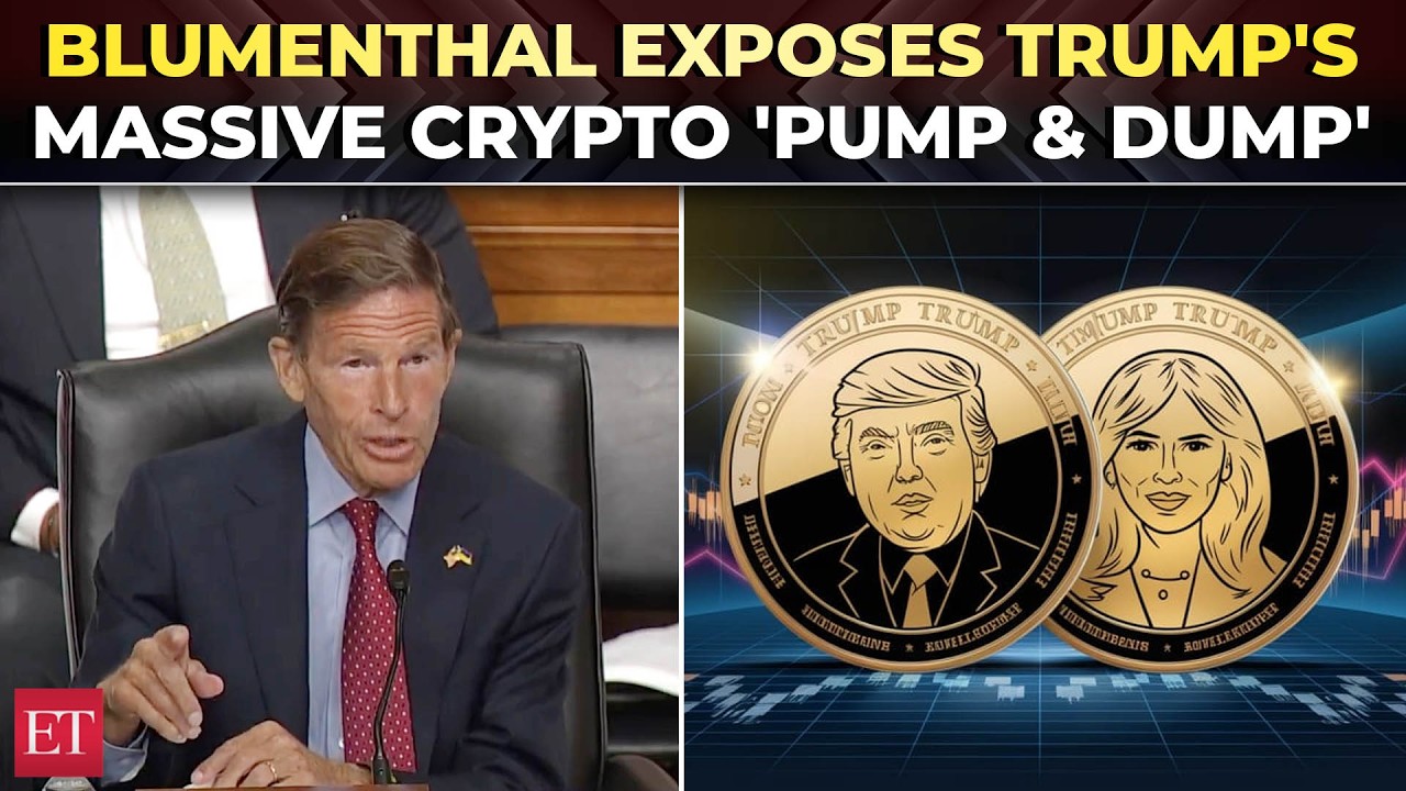 'Biggest crypto scandal yet': $TRUMP coin in spotlight as Blumenthal questions timeline and profits