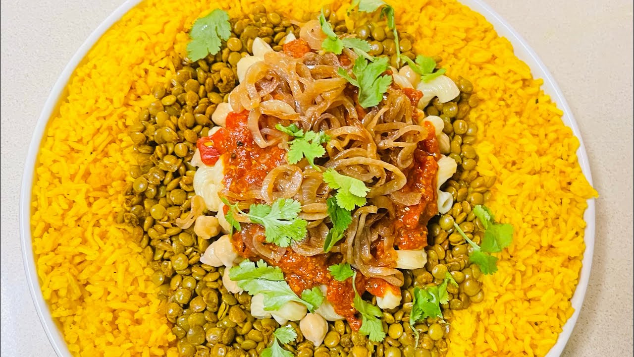 Full: Rice Around the World Episode 5 (Egypt) anti-inflammatory inspired Koshari 