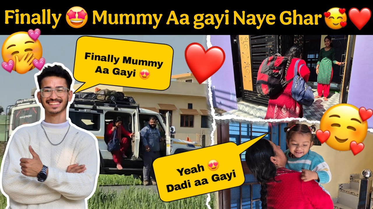 Finally 🤩 Mummy aa gayi Naye Ghar Holi ke Din 😊❤️ || @NegiFamily 