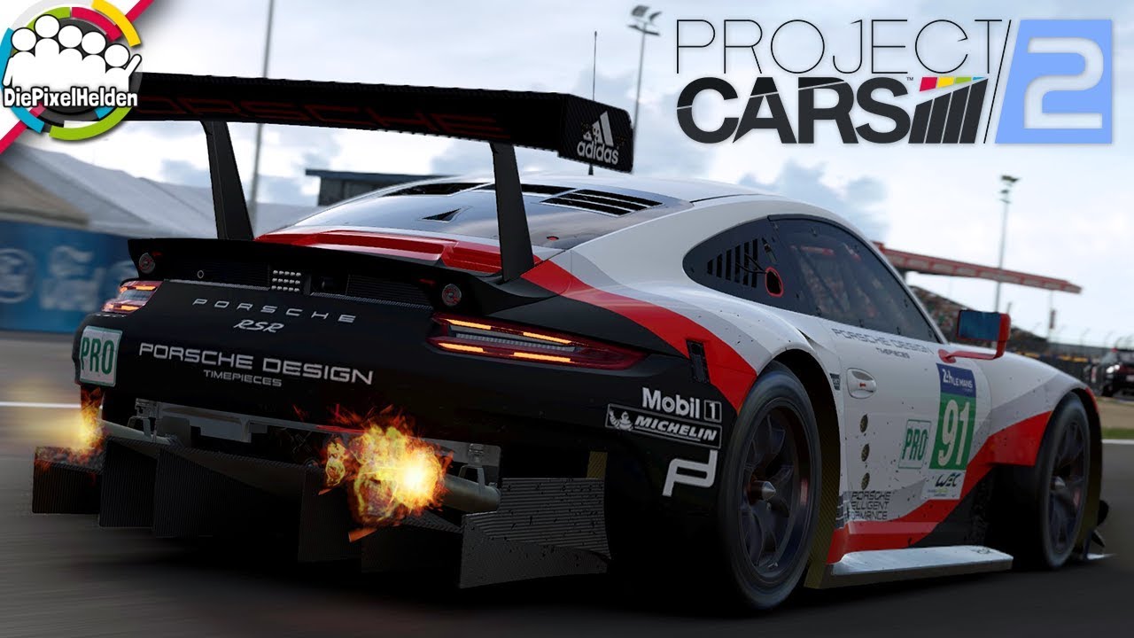 PROJECT CARS 2 - Porsche 911 RSR @ Le Mans (24h) - Porsche Pack - Let's Play Project CARS 2
