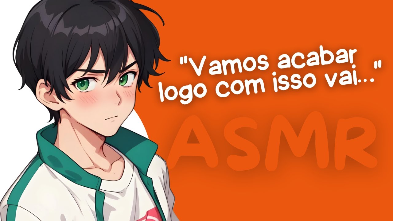 ASMR | Fazendo trabalho com o valentão da escola [BL/Yaoi] [Roleplay] [Valentão]