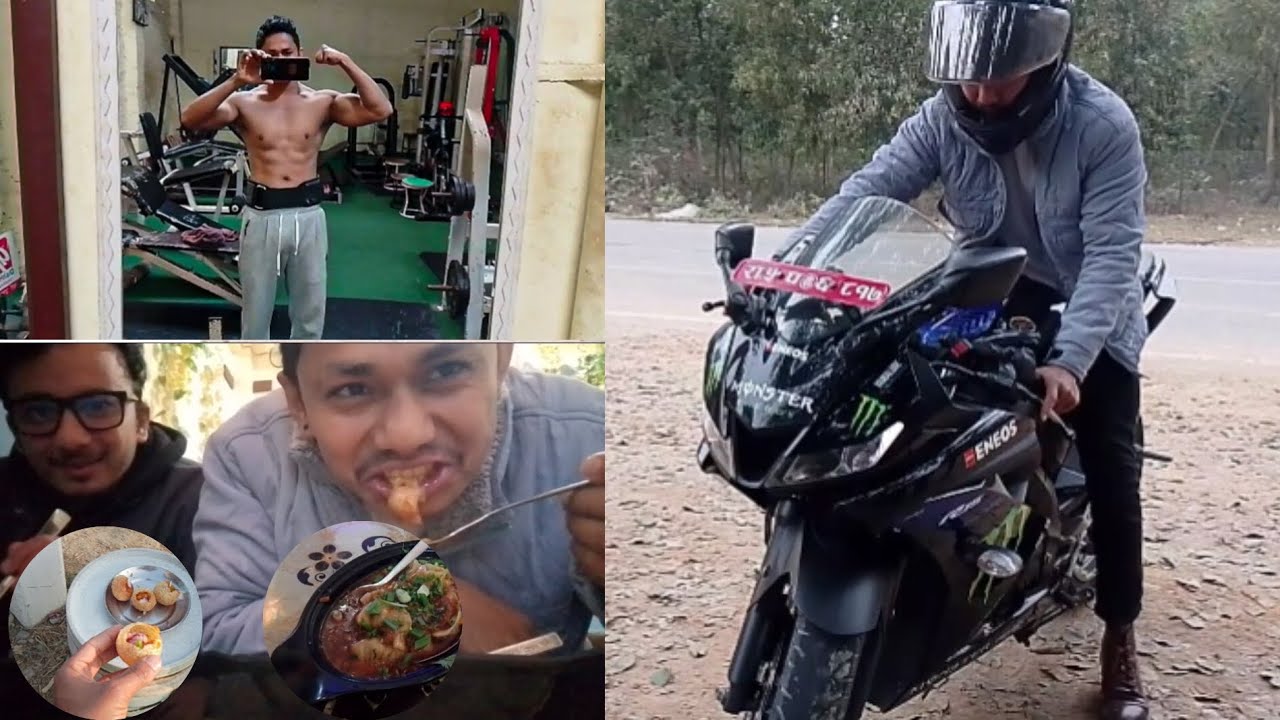 MY CHEAT DAY 😀 leg workout 💪 short ride with friend😀😀