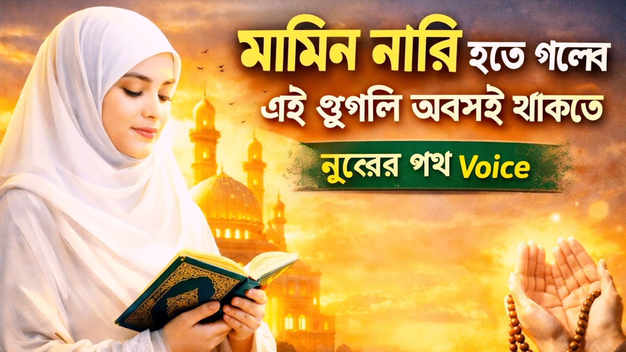 মমিন নারী হতে গেলে যে গুণগুলি অবশ্যই থাকতে হবে || Momin Nari Hote Je gulguli thakte hobe || 