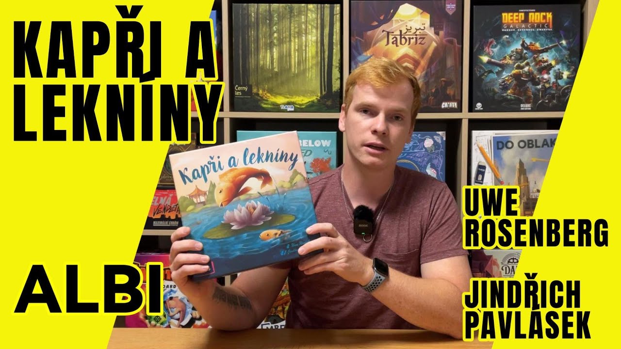 Kapři a lekníny - ALBI (VIDEONÁVOD, dojmy, představení, recenze) vstupní tetrisová hra?