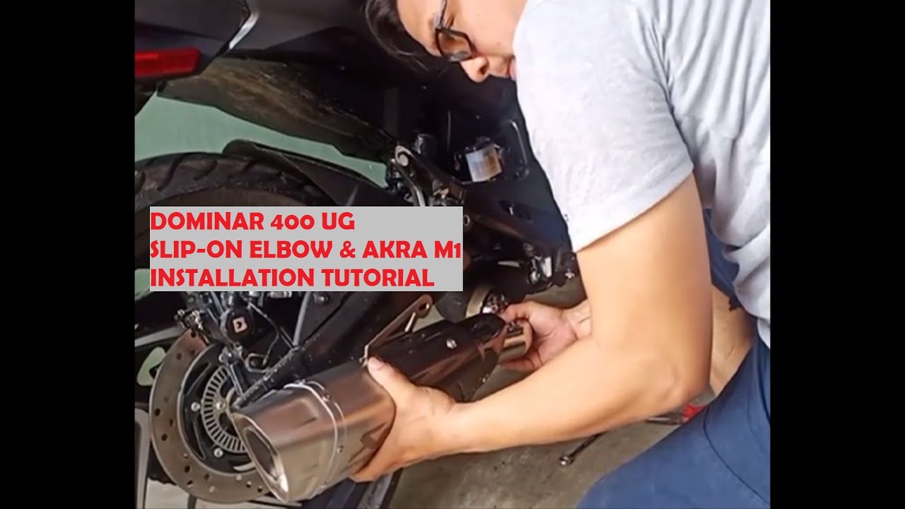 Dominar UG Slip-on Elbow and Canister Installation Tutorial