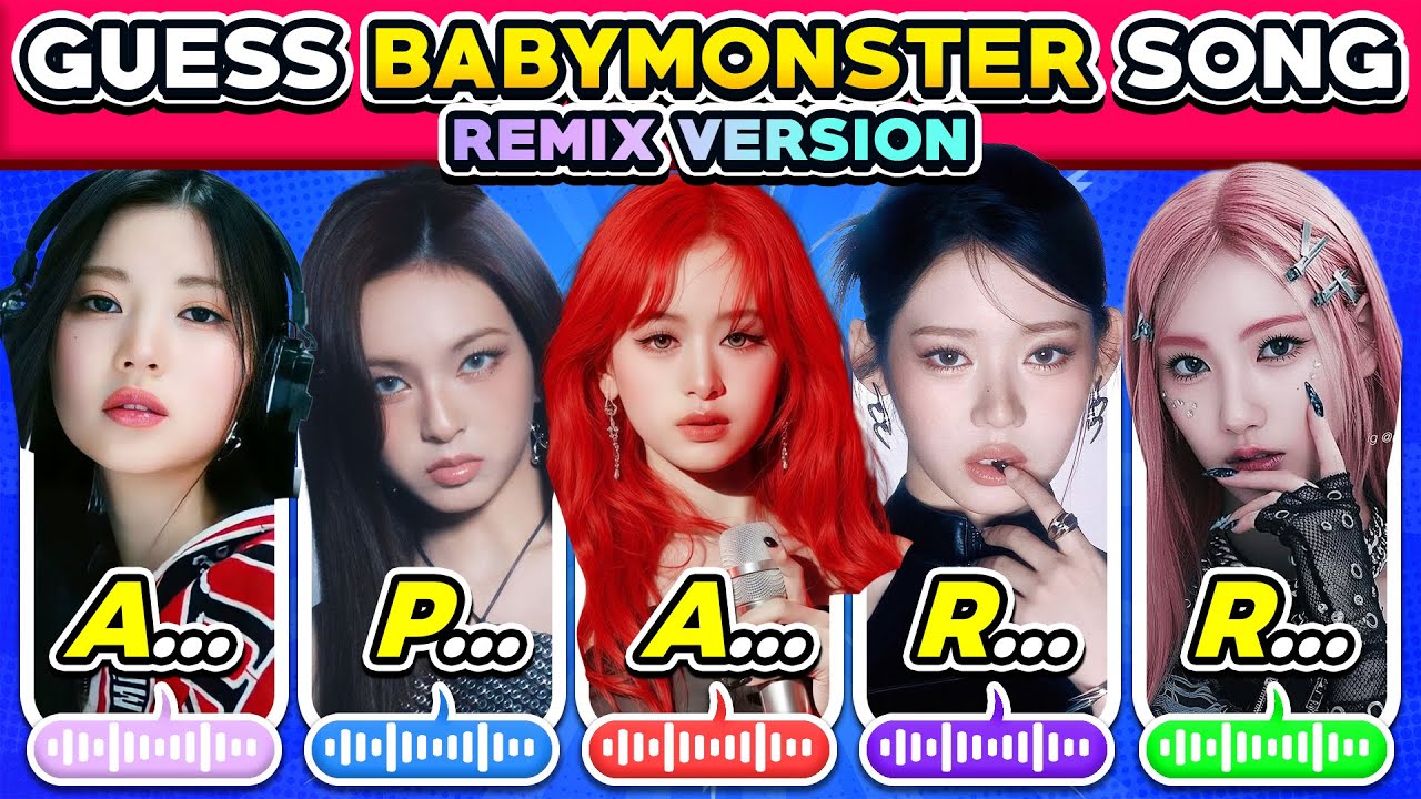 [ИГРА BABYMONSTER] Угадайте ремиксы песен BABYMONSTER, или вы не монстр!