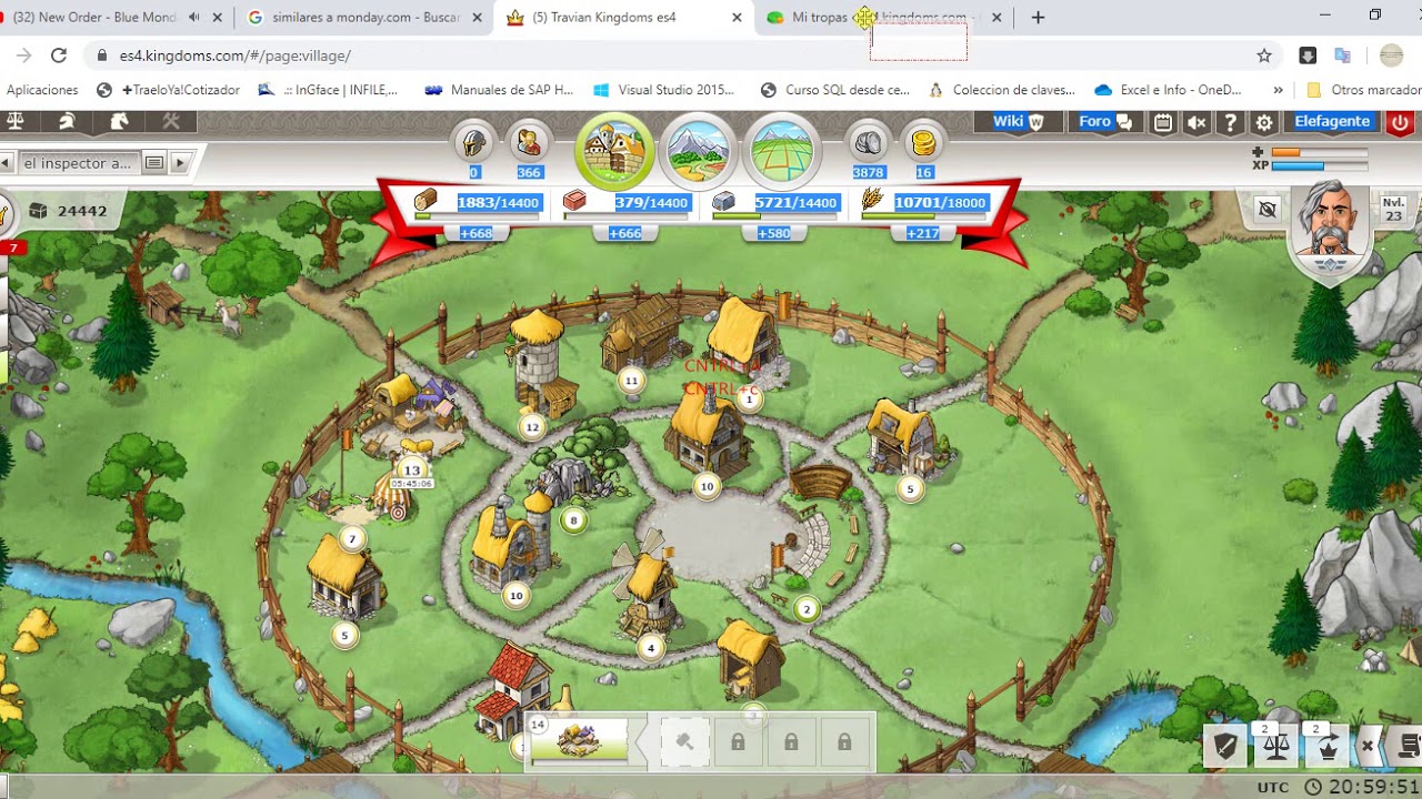 cargar tropas en getter tools Travian Kingdoms