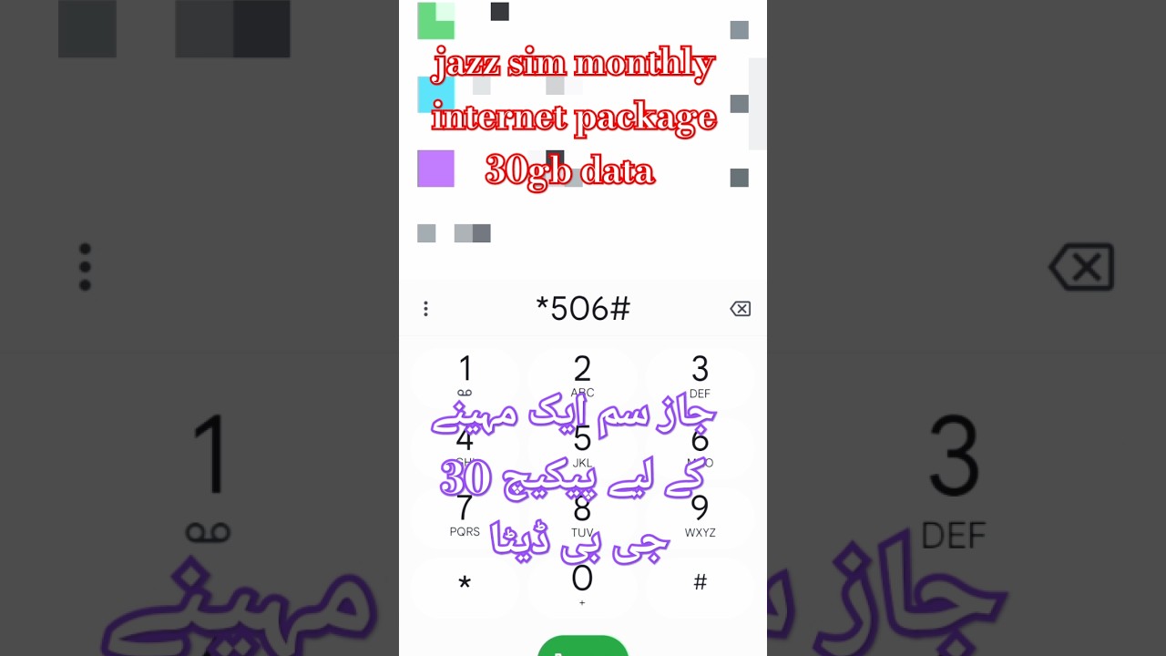 jazz sim monthly internet package 30gb data 