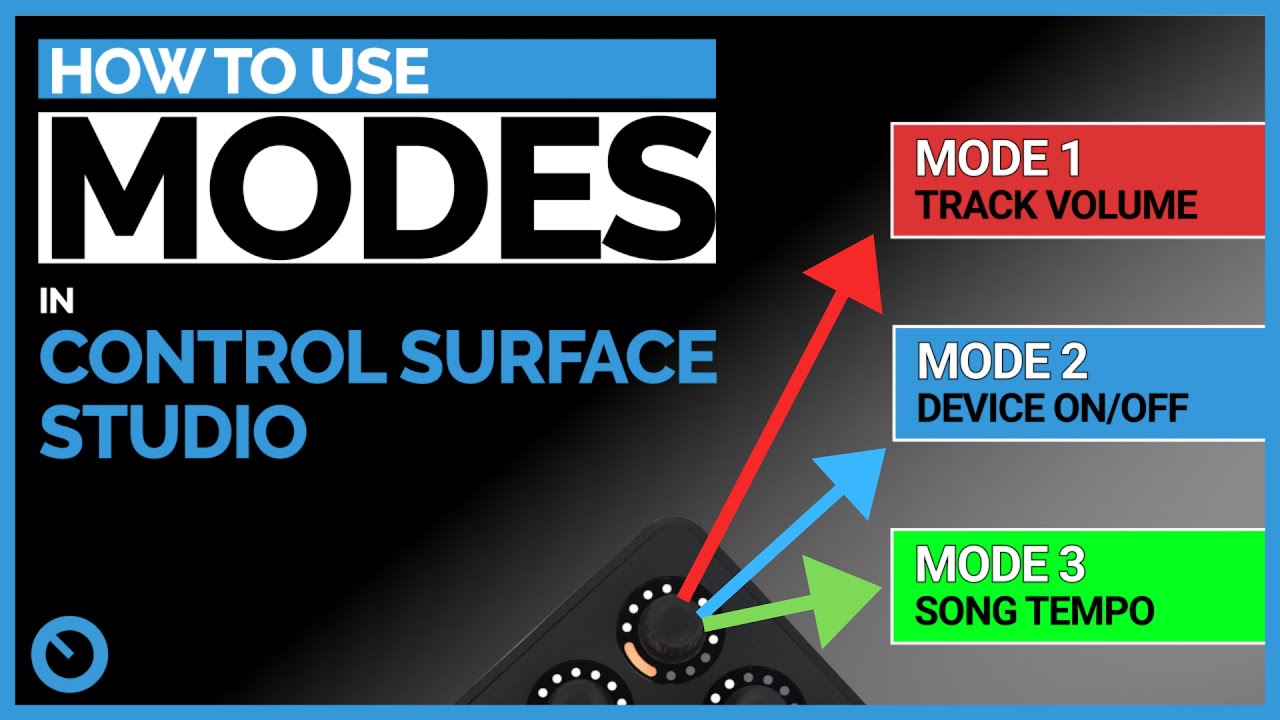 How to use Modes in Control Surface Studio