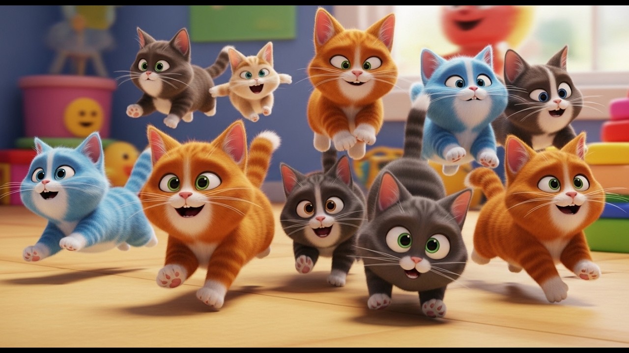 😂 Fur-flying Funny! Cats Being Silly for Kids