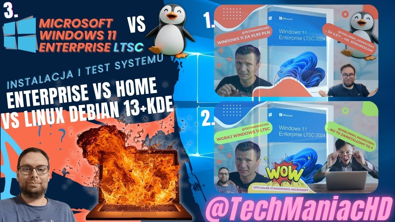 @TechManiacHD : Windows 11 Enterprise LTSC jest wydajniejszy? - SPRAWDZAM!