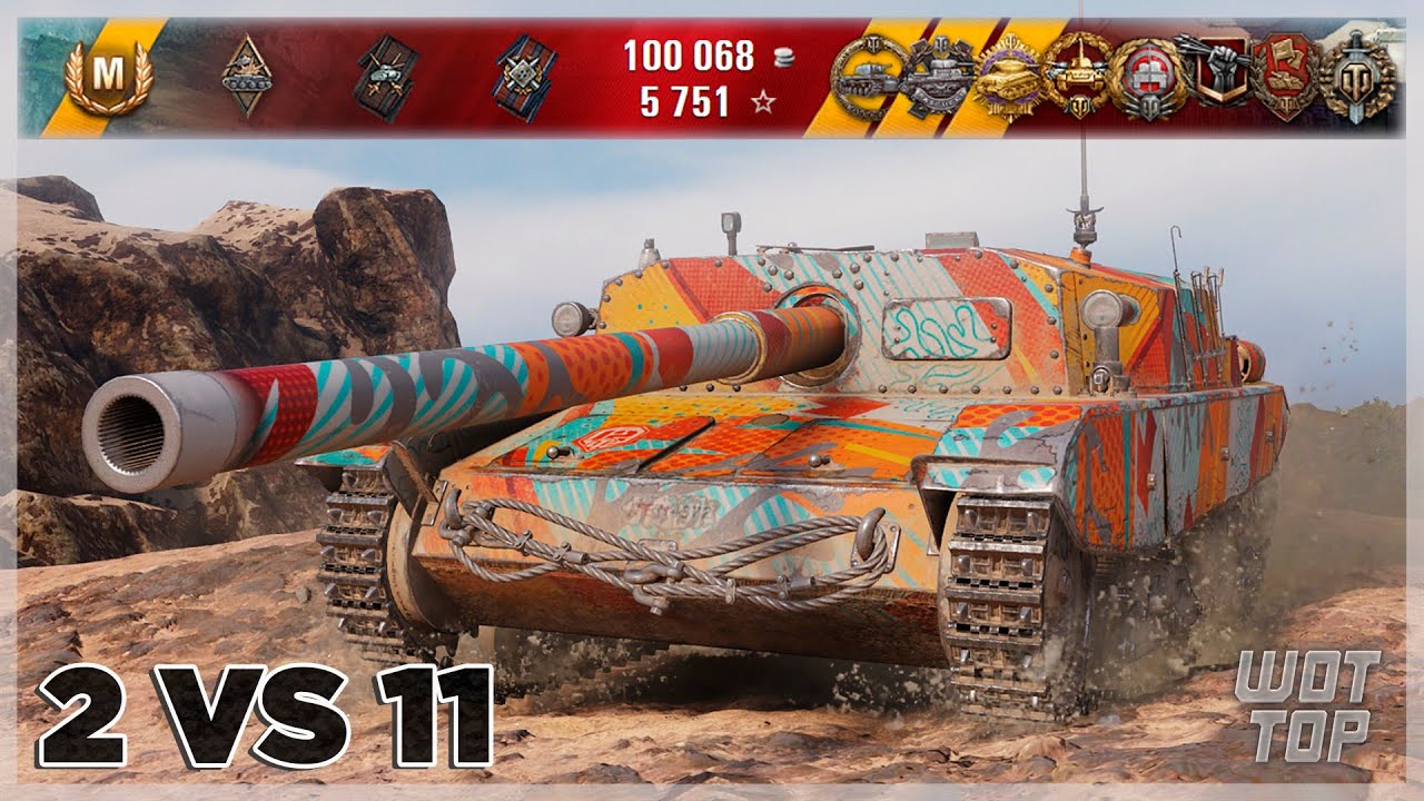 Semovente M43 Bassotto - 5.2K УРОНА 10 ФРАГОВ - World of Tanks