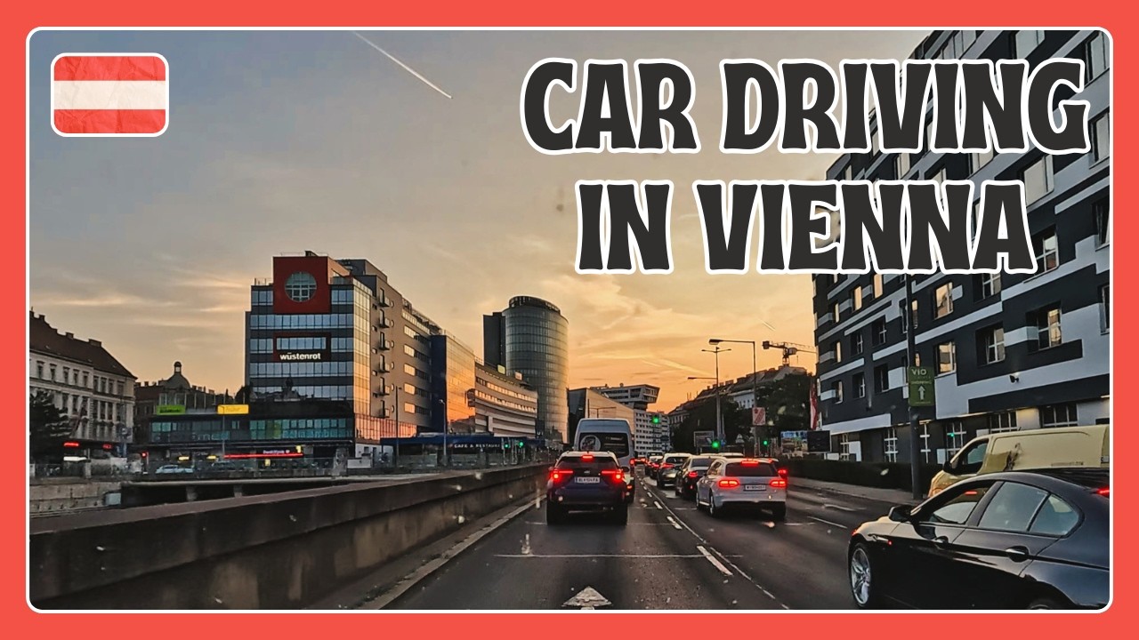 Поездка на машине в Вене, Австрия - Лето 2024 🚗 🌍 🇦🇹