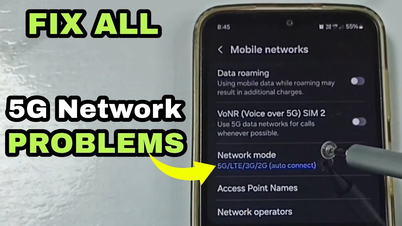 Samsung Galaxy A16 5G | Fix All 5G Network Problems | No Signal | No Service | Slow Internet