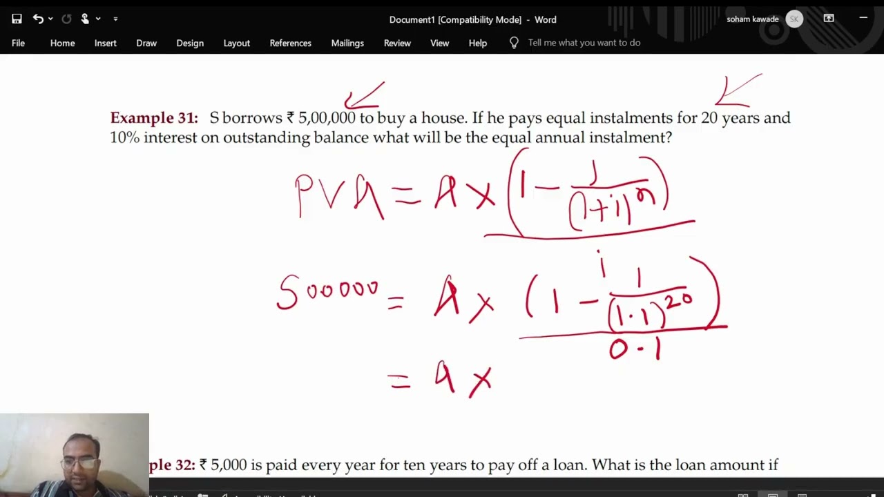CA Foundation Quantitative Aptitude For Finance Part 5 Simple Interest By CMA Soham Kawade ( AIR 2)