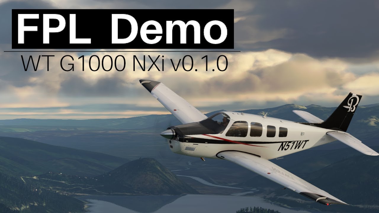 FS2020 | Flight Planning Demo | WT G1000 NXi v0.1.0