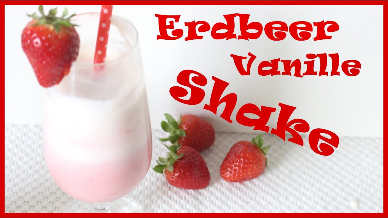 DIY | Sommer Getr&auml;nk | Erdbeer Vanille MilchShake 🍹 schnell & einfach  Back Lounge 2016